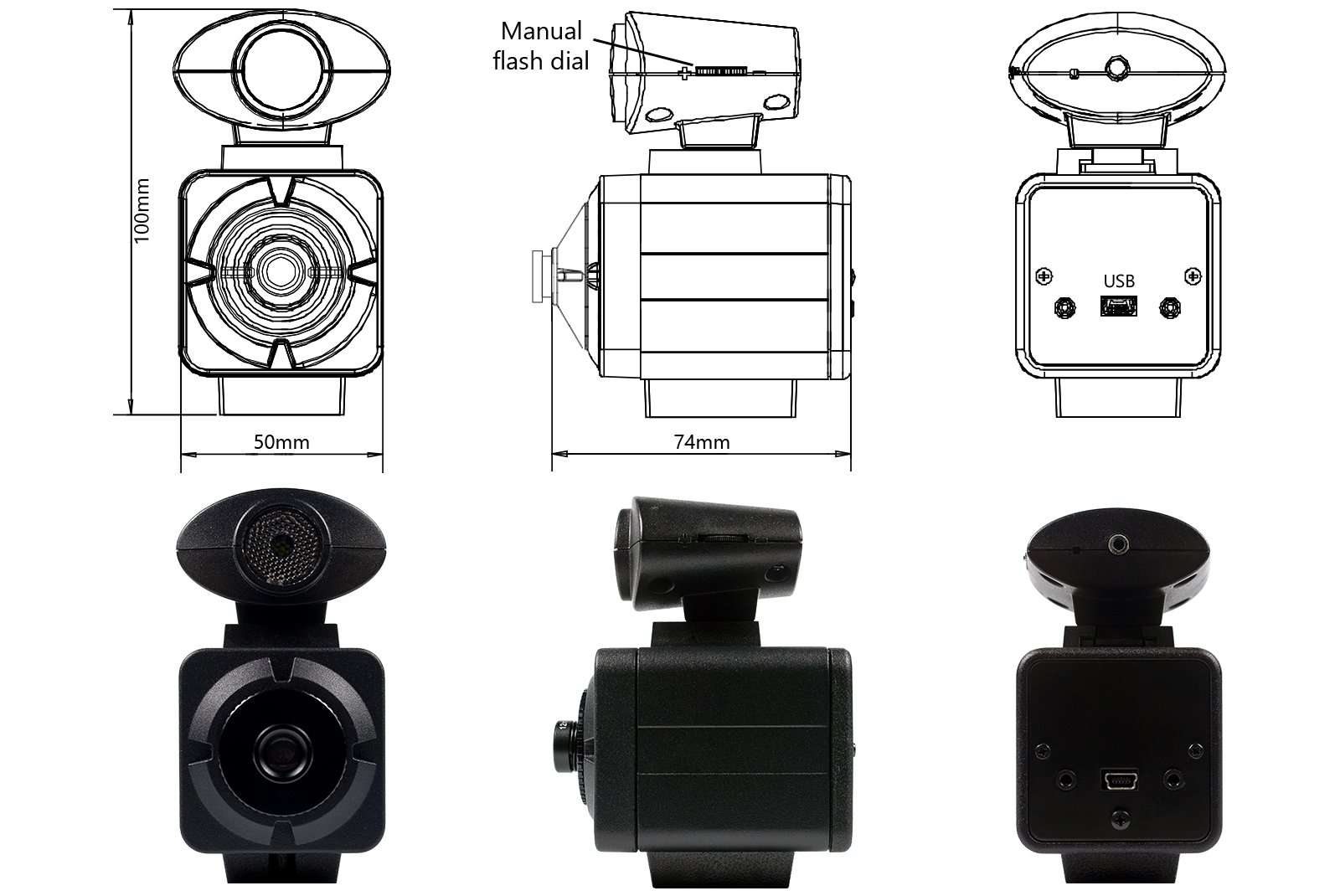 Videology Photo ID camera with flash
